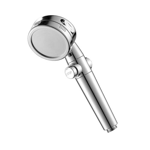 Angoily Hochdruck Handbrause Duschkopf mit Drei Strahlarten Edelstahl Wassersparend für Modernes Bad Langlebig und Korrosionsbeständig Praktisches Handheld Shower Accessory von Angoily