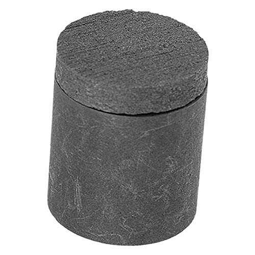 Angoily Vielseitiger Graphit Raffinationstiegel mit Deckel Kleiner Schmelztiegel für Platin und Legierungen Hohe Temperaturbeständigkeit Schmelzwerkzeug für Labor und Zuhause von Angoily