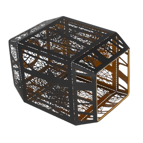 Angoily Hohler Metall Lampenschirm aus Eisen im Jungle design Lampenfassung Dekorativer Lampenschirm für Tischlampe Pendelleuchte und Stehlampe Installieren von Angoily
