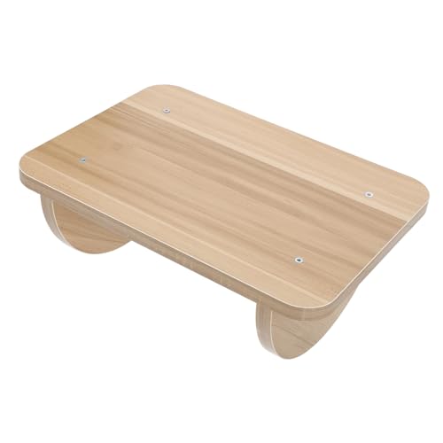 Angoily Holz Fußhocker Unter Schreibtisch Ergonomisch Rutschfest Mittelgroß Stabiler Büro Fußstütze Tritthocker für Zuhause und Arbeitsplatz Zufällige Farbe Zufällige Farbe von Angoily
