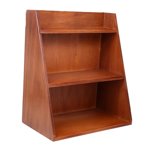 Angoily Holz Mehrschicht Aufbewahrungsregal Vintage Stil Dreischichtiges Desktop Organizer Regal für Büro Schlafzimmer Wohnzimmer Multifunktionale Aufbewahrung Kleiner Gegenstände und Angoily Holz Mehrschicht Aufbewahrungsregal Vintage Stil Dreischichtiges Desktop Organizer Regal für Büro Schlafzimmer Wohnzimmer Multifunktionale Aufbewahrung Kleiner Gegenstände und von Angoily