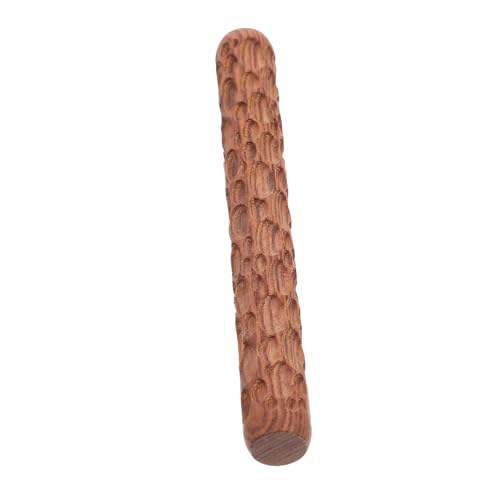 Angoily Holzhandrolle für Töpferwaren Druckwerkzeug für DIY Projekte Langlebig Ergonomisch Leicht zu Reinigen Hochwertigem Naturholz für Muster von Angoily