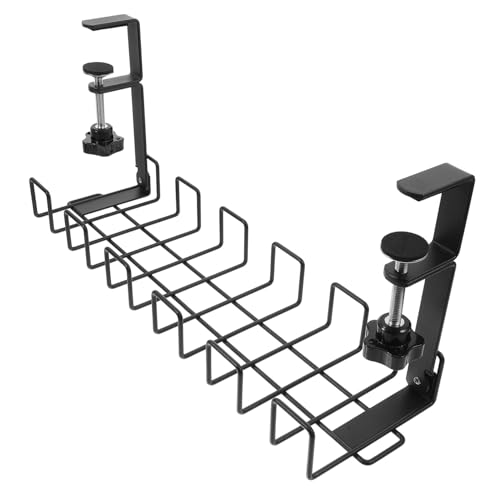 Angoily Kabelmanagement-tablett Schreibtisch Kabelhalter Für Netzkabel Und Adapter Kabelorganisator Mit Ablage Für USB-hubs Und Patchboards Angoily Kabelmanagement-tablett Schreibtisch Kabelhalter Für Netzkabel Und Adapter Kabelorganisator Mit Ablage Für USB-hubs Und Patchboards von Angoily