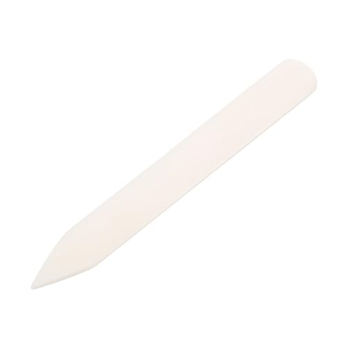 Angoily Kantentrimmwerkzeuge Ordner Papierfaltwerkzeug Nagellackstift Knochenfalzwerkzeuge Scrapbooking Craft Tools Anzeigetafel Zum Kartenbasteln Klappwerkzeuge Rinderknochen Beige von Angoily