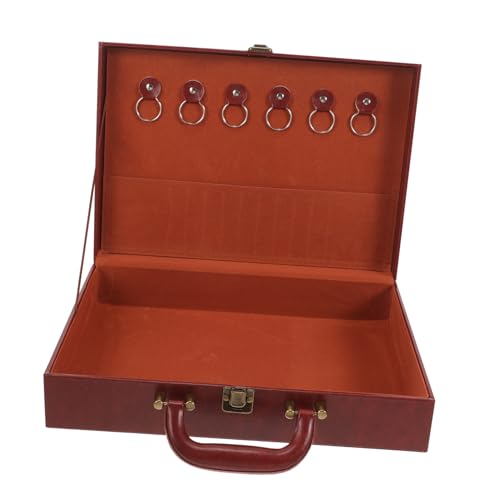 Angoily Kasten Schlüsselkasten Lagerung Kleinigkeiten Halter Handheld-speicherhalter Aufbewahrungskoffer Für Werkzeuge Aktenhalter Dokumentenhalter Aufbewahrungsbehälter MDF Brown Angoily Kasten Schlüsselkasten Lagerung Kleinigkeiten Halter Handheld-speicherhalter Aufbewahrungskoffer Für Werkzeuge Aktenhalter Dokumentenhalter Aufbewahrungsbehälter MDF Brown von Angoily