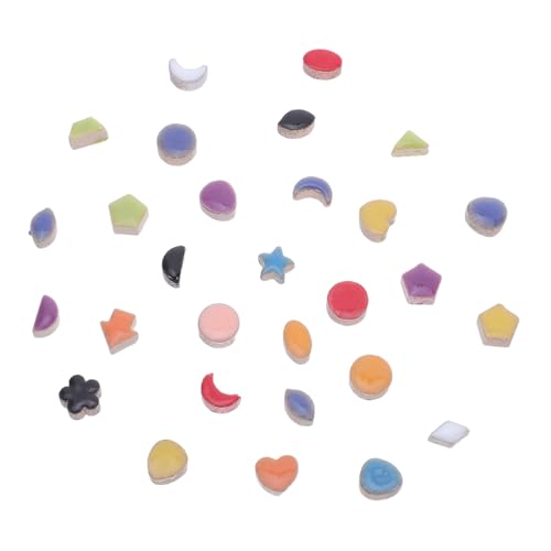 Angoily Keramik Mosaikfliesen Stern Mond Deko Mini Blumenstücke Gebrochene Porzellanfliesen für DIY Bastelarbeiten Küche Badezimmer Wandgestaltung Angoily Keramik Mosaikfliesen Stern Mond Deko Mini Blumenstücke Gebrochene Porzellanfliesen für DIY Bastelarbeiten Küche Badezimmer Wandgestaltung von Angoily