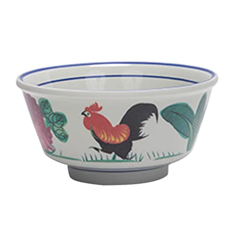 Angoily Keramik Schale Porzellan Schüssel Huhn Muster Dessertschale Snackschale Salatschüssel Müslischalen Servierschüsseln Suppenschalen für Instant Nudel Müsli Vorspeise Obst 5. 4CM von Angoily