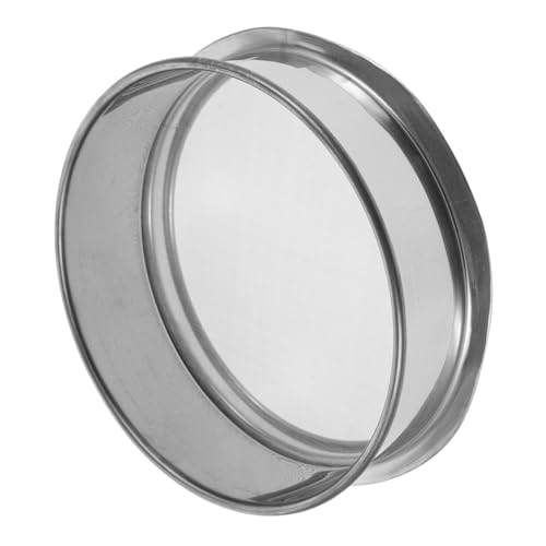 Angoily Keramikglasur Sieb ton Werkzeug Kochen Glasursieb aus Keramik Sieb zum Entsaften Filter malen runden feinmaschiges Farbsieb praktisches Farbsieb aus Metall Rostfreier Stahl Silver von Angoily