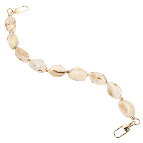 Angoily Kettenriemen für Handtaschen Abnehmbare Perlenkette Robustem Material mit Schnallenverschluss für DIY Designs Modisches Accessoire für Taschen Angoily Kettenriemen für Handtaschen Abnehmbare Perlenkette Robustem Material mit Schnallenverschluss für DIY Designs Modisches Accessoire für Taschen von Angoily