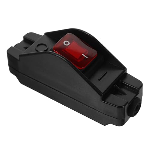 Angoily Kippschalter mit Kontrollleuchte Polarity Reversing Rocker Switch für Motorsteuerung Momentaner Robuster Schalter Geeignet für Hochstrom Dc Anwendungen Rot Beleuchtet von Angoily