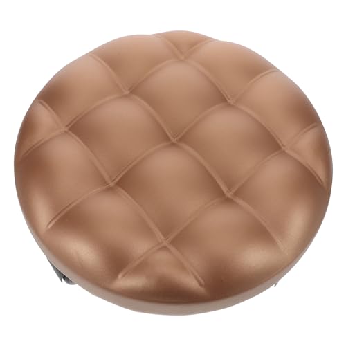 Angoily Kleiner Hocker mit Rollen Stuhlräder kleine Stühle Drehhocker niedriger Hocker mit Rollen Erwachsene schwenken Hocker mit Rädern Kleiner Tritthocker niedriger Tritthocker Pu Golden von Angoily