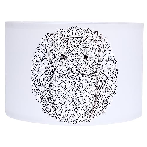 Angoily Kleiner Stofflampenschirm Fassung im Retro Stil Abnehmbarer Lampenschirm für Deckenlampen Tischlampen und für Schlafzimmer Wohnzimmer und von Angoily
