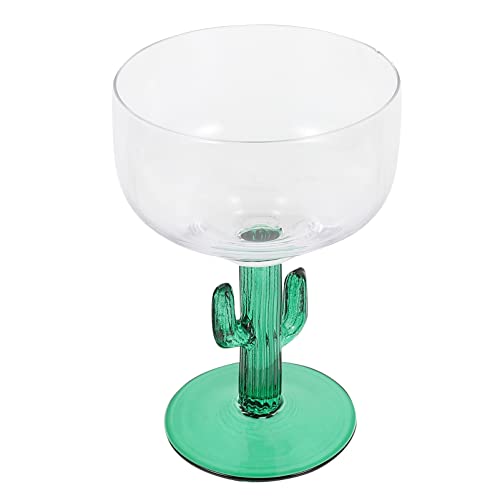 Angoily Kristall Weinglas Kreative Kaktus Cocktail Glasschale Sukkulente Pflanze Getränk Trinken Becher Glaswaren Für Wasserlauge Whisky Biersaft (Transparent) von Angoily