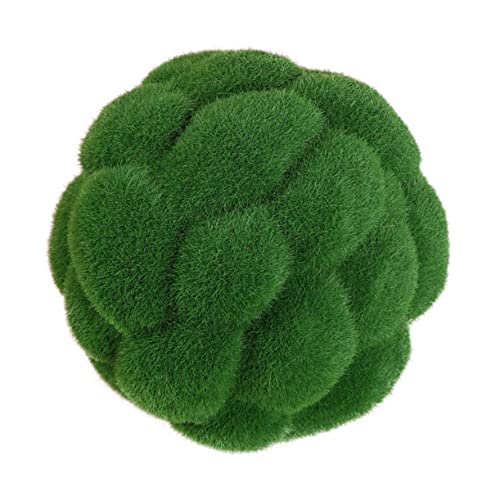 Angoily Künstlicher Moosball Deko Handgefertigter Miniatur Landschaftsornament für Garten Bonsai und Terrarien von Angoily