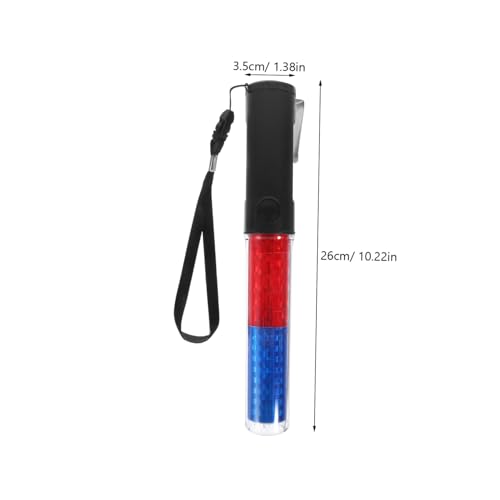 Angoily LED Leuchtstab Rot Blau mit Haken Wiederverwendbarer Konzert Cheer Stick Verkehrswarnung und Notlicht für Partys und Events Angoily LED Leuchtstab Rot Blau mit Haken Wiederverwendbarer Konzert Cheer Stick Verkehrswarnung und Notlicht für Partys und Events von Angoily
