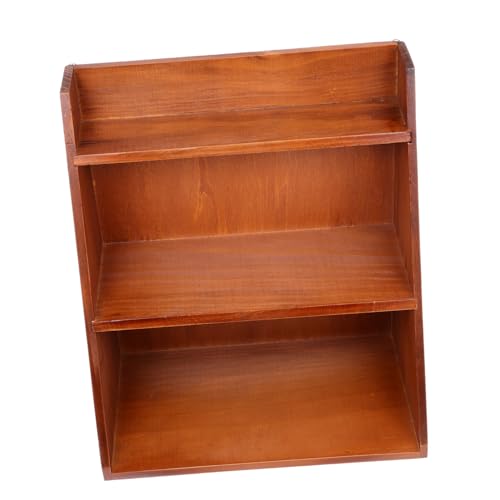 Angoily Lagerregal geformt einstellbar Lagerung mehrere schreibtischgestell tischregal Schreibtisch bücherregal Organizer-Rack für Kleinigkeiten mehrschichtiger Speicherhalter Holz Brown Angoily Lagerregal geformt einstellbar Lagerung mehrere schreibtischgestell tischregal Schreibtisch bücherregal Organizer-Rack für Kleinigkeiten mehrschichtiger Speicherhalter Holz Brown von Angoily