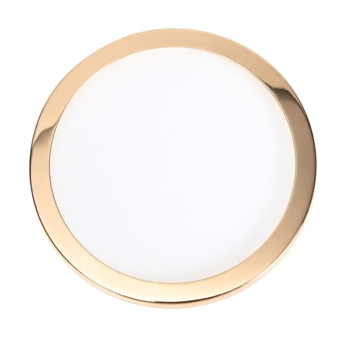 Angoily Lampenabdeckung Metallring Goldfarben Staubschutz Lampenschirm Schutz für Deckenlampe Wohnzimmer Schlafzimmer Kinderzimmer Eleganter Lampenzubehör von Angoily