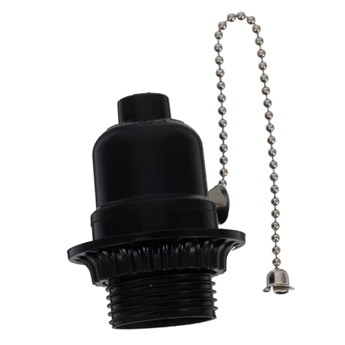 Angoily Lampenfassung mit Zugschalter Schwarz Kompatibel mit Glühbirnen für Tischlampen Deckenleuchten und Pendelleuchten Sichere Installation und Vielseitige Anwendungen Angoily Lampenfassung mit Zugschalter Schwarz Kompatibel mit Glühbirnen für Tischlampen Deckenleuchten und Pendelleuchten Sichere Installation und Vielseitige Anwendungen von Angoily