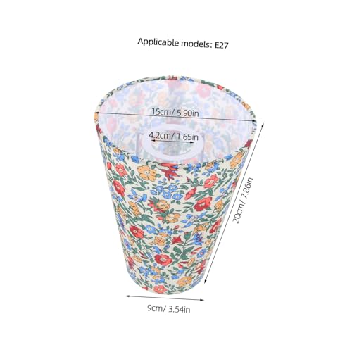 Angoily Lampenschirm Tischlampe Stoff Lampenschirm Ersatz Abdeckung Robuste Lampenabdeckung für Nachttischlampe und Wandleuchte Einfache Installation Dekorativ und Augenschonend von Angoily