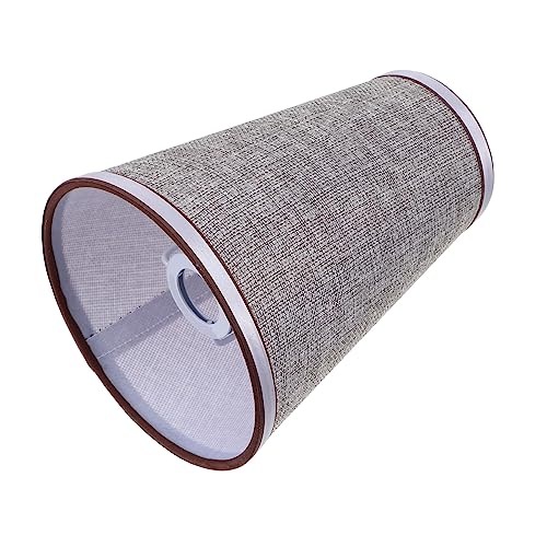 Angoily Lampenschirm aus Hochwertigem Leinenstoff Staubdicht Handgefertigt Vintage Stil Geeignet für Kronleuchter Tisch und Wandleuchten Weiches Licht Ersatz für Wohnzimmer und Hotel von Angoily