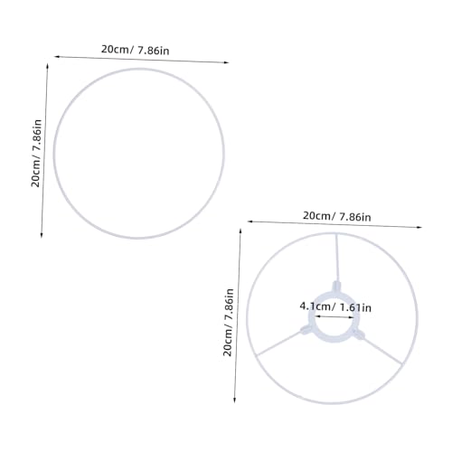 Angoily Lampenschirmring Rund DIY Lampenschirmhalter Metallrahmen Stabil für Tischlampe Lampenschirm Basteln Einsetzbar Einfache Montage Gleichmäßige Lichtverteilung Angoily Lampenschirmring Rund DIY Lampenschirmhalter Metallrahmen Stabil für Tischlampe Lampenschirm Basteln Einsetzbar Einfache Montage Gleichmäßige Lichtverteilung von Angoily