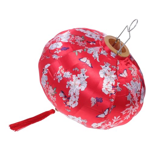 Angoily Floral Lantern wasserdichte Hängende Dekoration Für Frühling Rot Mit Schmetterlingsdesign Für Garten Und Festlichkeiten Angoily Floral Lantern wasserdichte Hängende Dekoration Für Frühling Rot Mit Schmetterlingsdesign Für Garten Und Festlichkeiten von Angoily