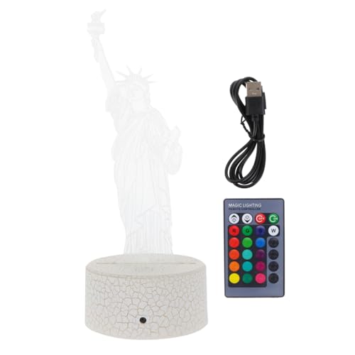 Angoily Freiheitsstatue-lampe 3d-licht Heim-nachtlampe Schreibtischlampe Nachttischlampe Hotellampe Warmes Usb-nachtlicht Für Schlafzimmer Und Wohnzimmer von Angoily