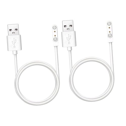 Angoily Magnetisches USB-Kabel Für Smartwatch – 2-poliges Ladekabel Für Smartwatches Leicht Kompakt Hohe Effizienz Stabiles Laden 2er-Pack Angoily Magnetisches USB-Kabel Für Smartwatch – 2-poliges Ladekabel Für Smartwatches Leicht Kompakt Hohe Effizienz Stabiles Laden 2er-Pack von Angoily