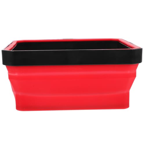 Angoily Magnetisches Zusammenklappbares Silikon Parts Tablett Tragbare Kleine Aufbewahrungsschale für Schrauben und Werkzeugzubehör Faltbarer Organizer für Werkstatt und Heimwerker Rot Angoily Magnetisches Zusammenklappbares Silikon Parts Tablett Tragbare Kleine Aufbewahrungsschale für Schrauben und Werkzeugzubehör Faltbarer Organizer für Werkstatt und Heimwerker Rot von Angoily