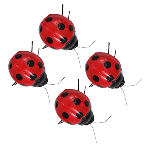 Angoily Marienk?fer Kühlschrankmagnete Garten : 4 Stücke 3D Kühlschrank Magnetische Aufkleber Cartoon Marienk?fer Magnet Kühlschrank Dekorationen für Schlie?küche Whiteboard Ladybird Outdoor von Angoily