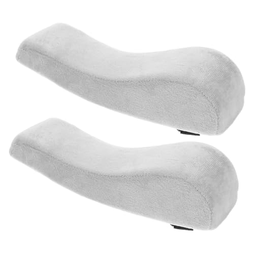 Angoily Memory Foam Armlehnenpolster Abnehmbare Komfortable Armpolster für Bürostuhl Gamingstuhl und Ergonomische Ellbogenstütze Weiche Polsterung von Angoily