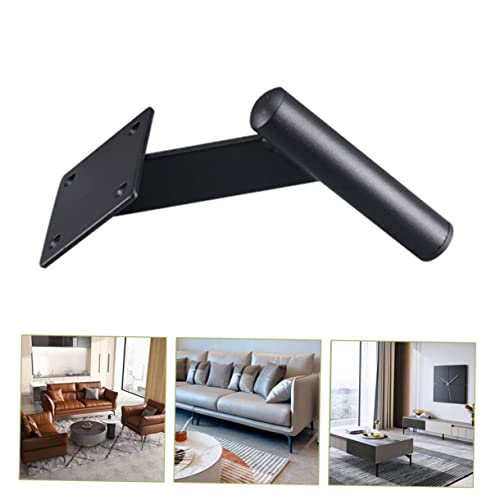 Angoily Metallmöbelfüße Sand Schwarz Stabile Möbelbeine für Sofa Tv Schrank Kommode Bett Schwere Belastung Einfache Montage Ersatz für Möbelstützen von Angoily
