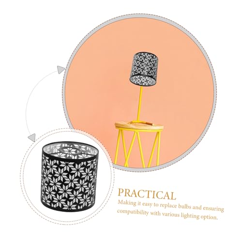 Angoily Moderner Lampenschirm aus Robustem Eisen für Tischlampen Schraubsockel Blendfrei Langlebig Elegantes Design Weiches Licht Geeignet für Schlafzimmer Wohnzimmer und Wandlampen von Angoily