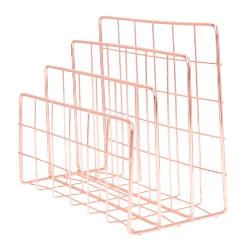 Angoily Moderner Organizer Fächer Schreibtisch Briefhalter aus Langlebigem Metall Kompakter Postsortierer für Büro und Zuhause Stilvoller Aufbewahrungsbehälter in Roségold Ordnet Angoily Moderner Organizer Fächer Schreibtisch Briefhalter aus Langlebigem Metall Kompakter Postsortierer für Büro und Zuhause Stilvoller Aufbewahrungsbehälter in Roségold Ordnet von Angoily