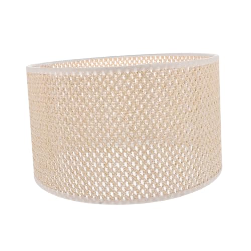 Angoily Moderner Rattan lampenschirm Roségold Sechseckig Feine Handarbeit Robust und Dekorativ Passend für Schreibtischlampen und Wohnzimmerbeleuchtung von Angoily