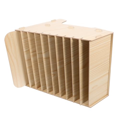Angoily Multi Fach Holz Organizer für Briefe und Rechnungen DIY Aufbau Große Kapazität Rustikales Design Vielseitig Nutzbar für Büro Zuhause und Geschäft Handpoliertes Ahornholz Effiziente von Angoily