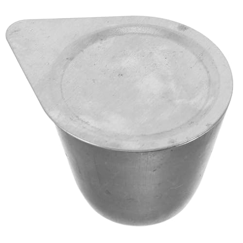 Angoily Nickeltiegel mit Deckel Nickelfester Schmelztopf für Schmuckherstellung Labor Goldschmelzen Hohe Temperaturbeständigkeit Vielseitig für Chemische Experimente und Metallgießen von Angoily