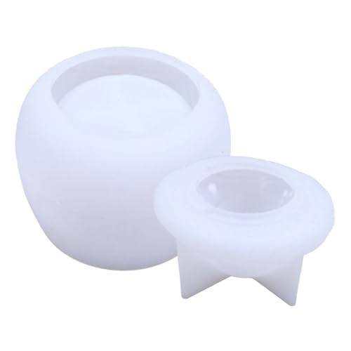 Angoily Non stick Silikonform für Epoxidharz DIY Pilzförmige Aufbewahrungsbox Gießform Handwerk Basteln Kreativ Transparent von Angoily