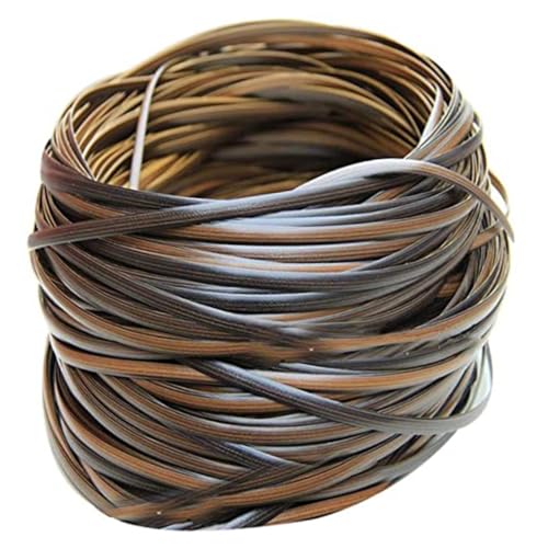 Angoily PE Rattan Reparaturmaterial für Möbel UV Beständig Langlebig Vielseitiges DIY für Stuhl Sofa Tisch und Gartenmöbel Robustes Ersatzteil für Wicker Reparatur von Angoily