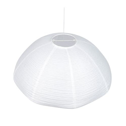 Angoily Papier Lampenschirm Weiß Modern Stilvoll Deckenleuchte Lampenabdeckung Hausbeleuchtung Zubehör Einfach Montierbar Robust Langlebig für Wohnzimmer Schlafzimmer Flur Angoily Papier Lampenschirm Weiß Modern Stilvoll Deckenleuchte Lampenabdeckung Hausbeleuchtung Zubehör Einfach Montierbar Robust Langlebig für Wohnzimmer Schlafzimmer Flur von Angoily