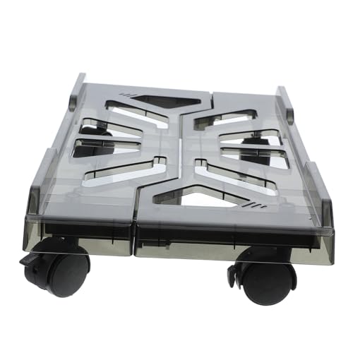 Angoily Pc Computer-Host-Stand Gaming-Computer-Tower-Ständer Computerwagen auf Rädern rollender Schreibtisch Druckerwagen CPU-Standwagen CPU-Ständer für Teppich STK Grau Angoily Pc Computer-Host-Stand Gaming-Computer-Tower-Ständer Computerwagen auf Rädern rollender Schreibtisch Druckerwagen CPU-Standwagen CPU-Ständer für Teppich STK Grau von Angoily