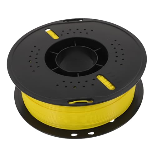 Angoily Pla Drucker Filament Spule für DIY Projekte Modellbau Handwerk Präzises Klumpenfreies Pla Druckmaterial in Gelb für Vielseitige Anwendungen von Angoily