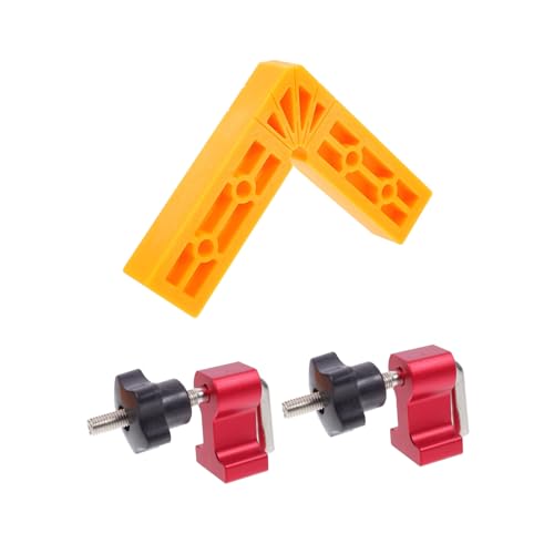 Angoily Positionierwinkel Kunststoffwinkelzwinge mit Starker Klemmkraft Präzise Rechtwinklige Montageklemme für Holzarbeiten Möbelbau Bildrahmen Kompakt und Leicht für Profis und Angoily Positionierwinkel Kunststoffwinkelzwinge mit Starker Klemmkraft Präzise Rechtwinklige Montageklemme für Holzarbeiten Möbelbau Bildrahmen Kompakt und Leicht für Profis und von Angoily