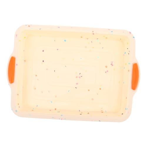 Angoily Quadratische Mini Silikon Backform für Brownies Flexible und Langlebige Antihaft Kuchenform Leicht zu Reinigen für Kreatives Backen zu Hause Mikrowellen und Ofenfest von Angoily