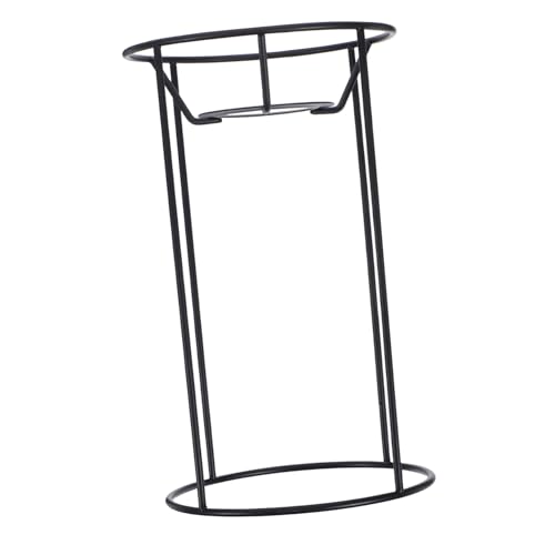 Angoily Retro Lampenschirm Gestell DIY Drahtrahmen für Tisch Pendelleuchte Stabiles Schwarz Vielseitig für Wohnzimmer Schlafzimmer Esszimmer von Angoily