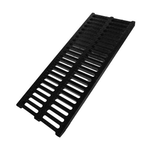 Angoily Robuste Kunststoff Abflussabdeckung Rechteckiger Regenwasser Gitterrost für Außenbereich Garten Terrasse Widerstandsfähig gegen Verstopfungen Einfache Reinigung Effiziente von Angoily