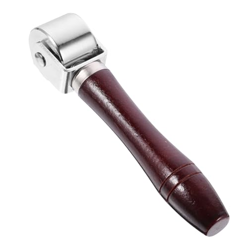 Angoily Roller Lederbearbeitung Quilting Pressroller Quilting Nahtroller Nähroller Werkzeuge Stempelroller Messing Nahtroller Leder Bastelroller Tapetenroller Vinylroller Werkzeug Holz von Angoily