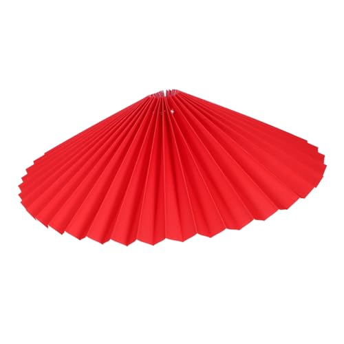 Angoily Roter Stoff Lampenschirm mit Falten für Tisch und Hängelampen Dekorativer Lampenschirm Ersatz für Schlafzimmer Wohnzimmer und Restaurant Einfach zu Montieren und Robust Angoily Roter Stoff Lampenschirm mit Falten für Tisch und Hängelampen Dekorativer Lampenschirm Ersatz für Schlafzimmer Wohnzimmer und Restaurant Einfach zu Montieren und Robust von Angoily