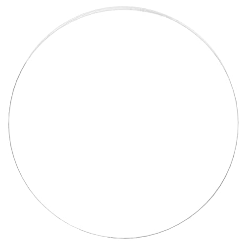 Angoily Runde Acrylplatte Planke Rohlinge Für Projekte Kleiner Kreisspiegel Rundes Kuchenbrett Runde Spiegel Bretter Spiegelaufsätze Für Tische Kreis Leer Klarer Acrylkreis Transparent von Angoily