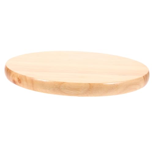 Angoily Runde Hockerplatte aus massivem Holz Planke Essen runden drinnen stühle Kantinenhocker Holzsitz Hocker Ersatzsitz rund runder ersatzsitzhocker Zubehör für Barhocker hölzern von Angoily